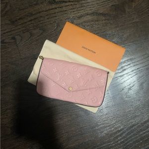 Rose Gold LV bag